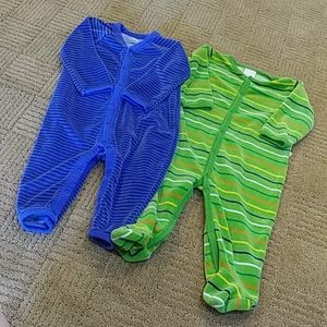 Baby Gap and Oshkosh soft sleepers